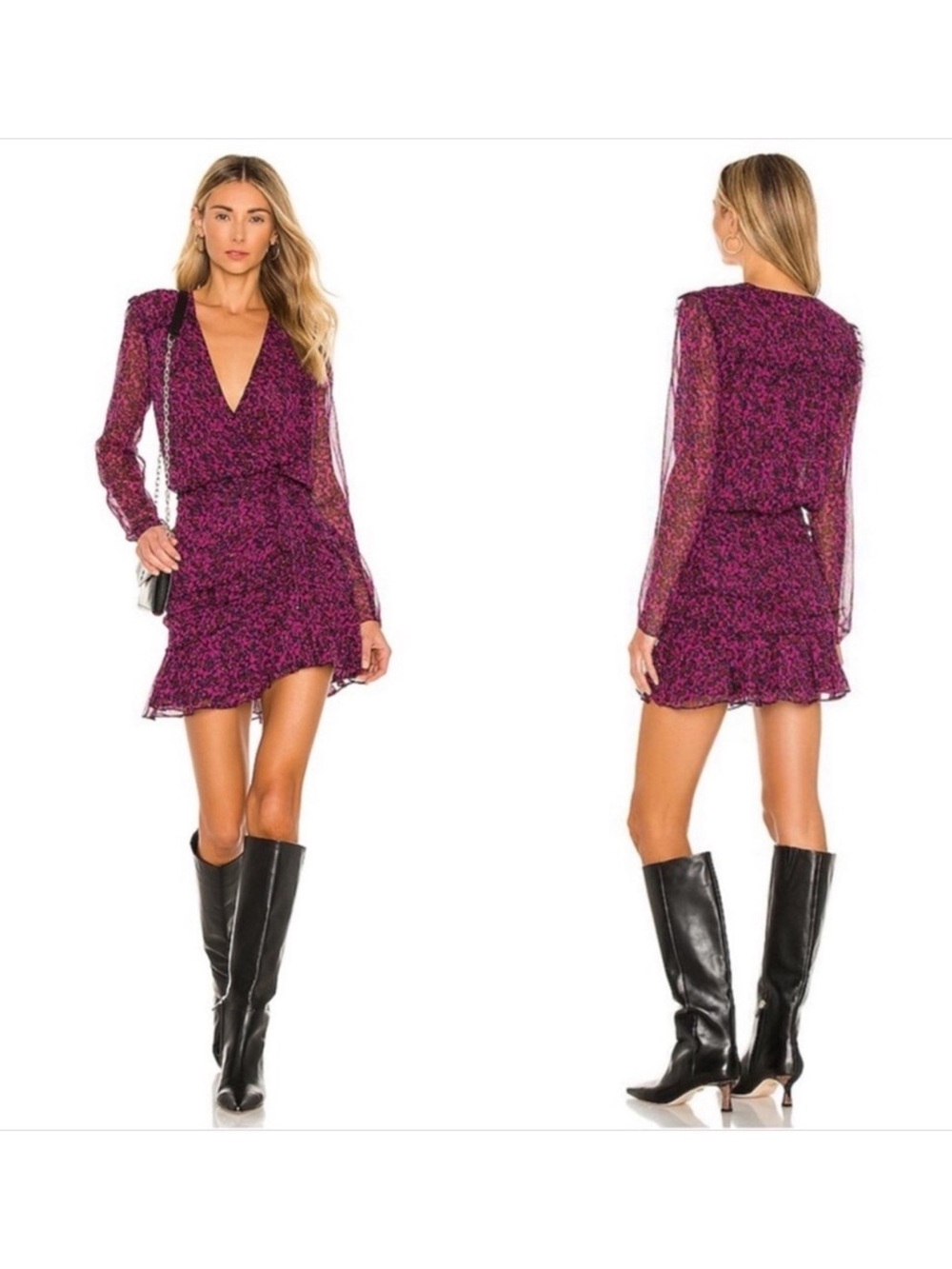 Veronica Beard Anjali silk mini dress